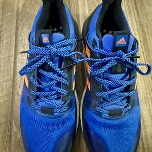 adidas Blue and Orange Athletic Shoes